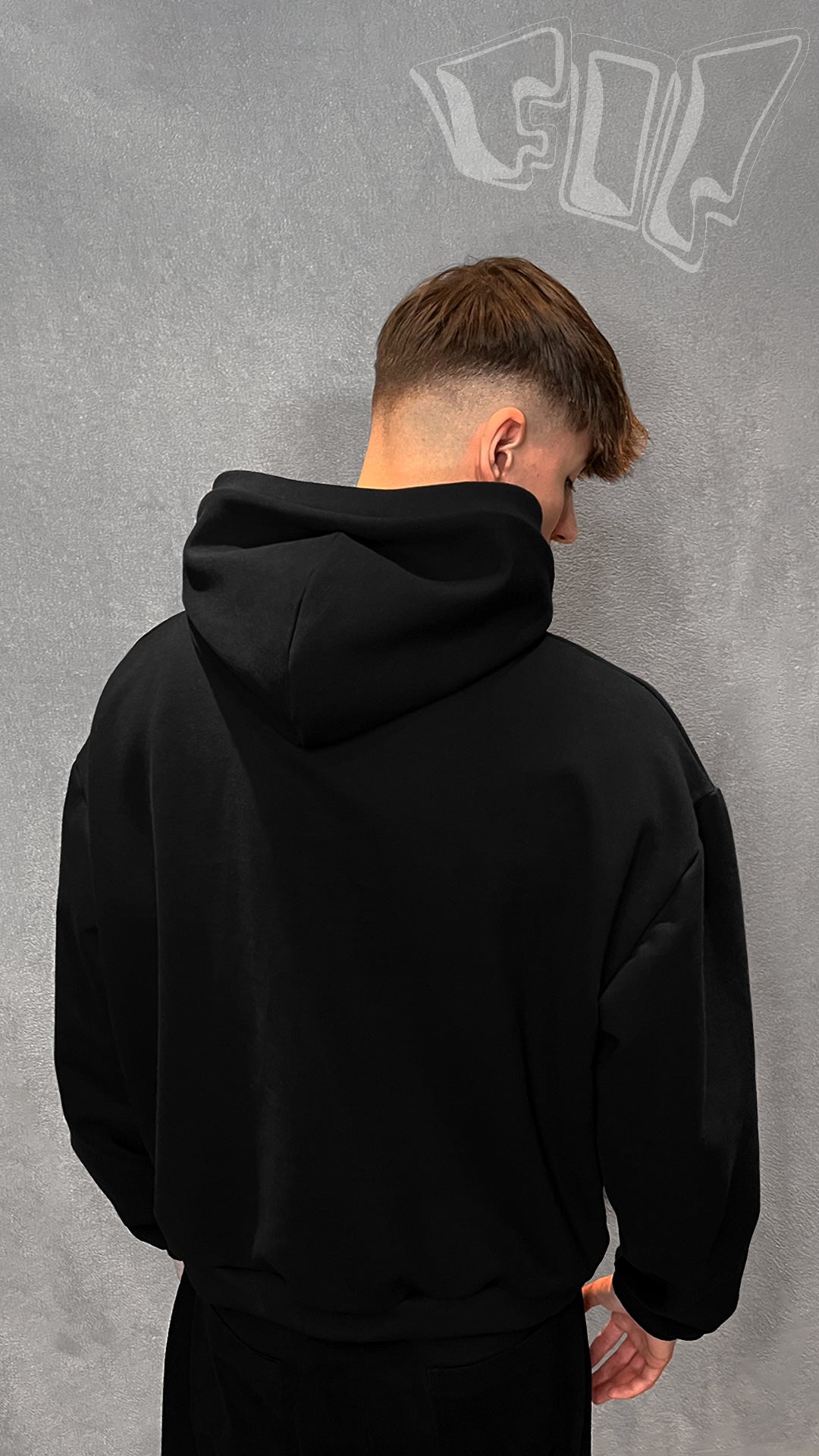 BASIC - WINTER 24/25 HOODIE ~ „OBSIDIAN“