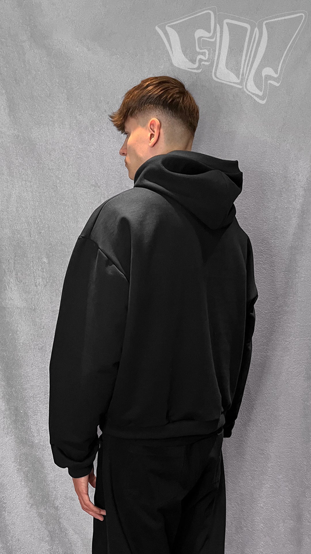 BASIC - WINTER 24/25 HOODIE ~ „OBSIDIAN“
